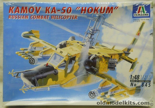 Italeri 1/48 Kamov KA-50 Hokum, 845 plastic model kit